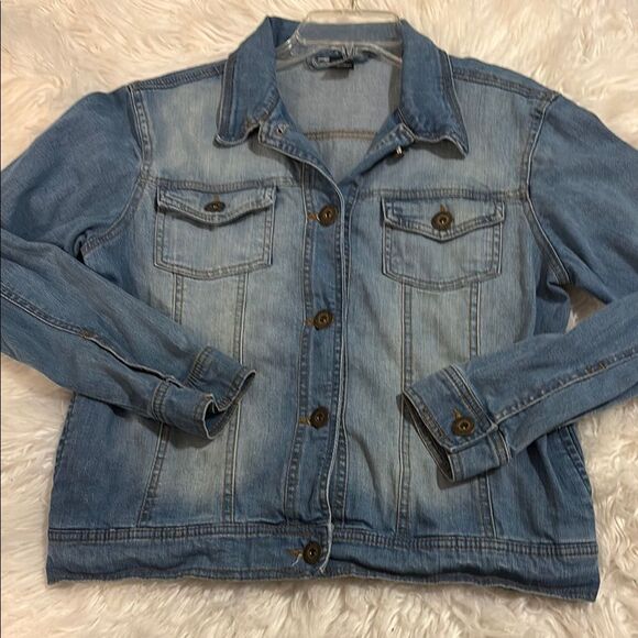 Denim Blue Women's Jacket - Picture 1 of 5